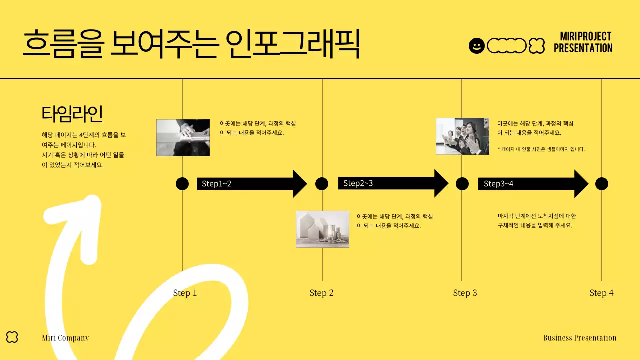 노랑 모던 비즈니스 기획서