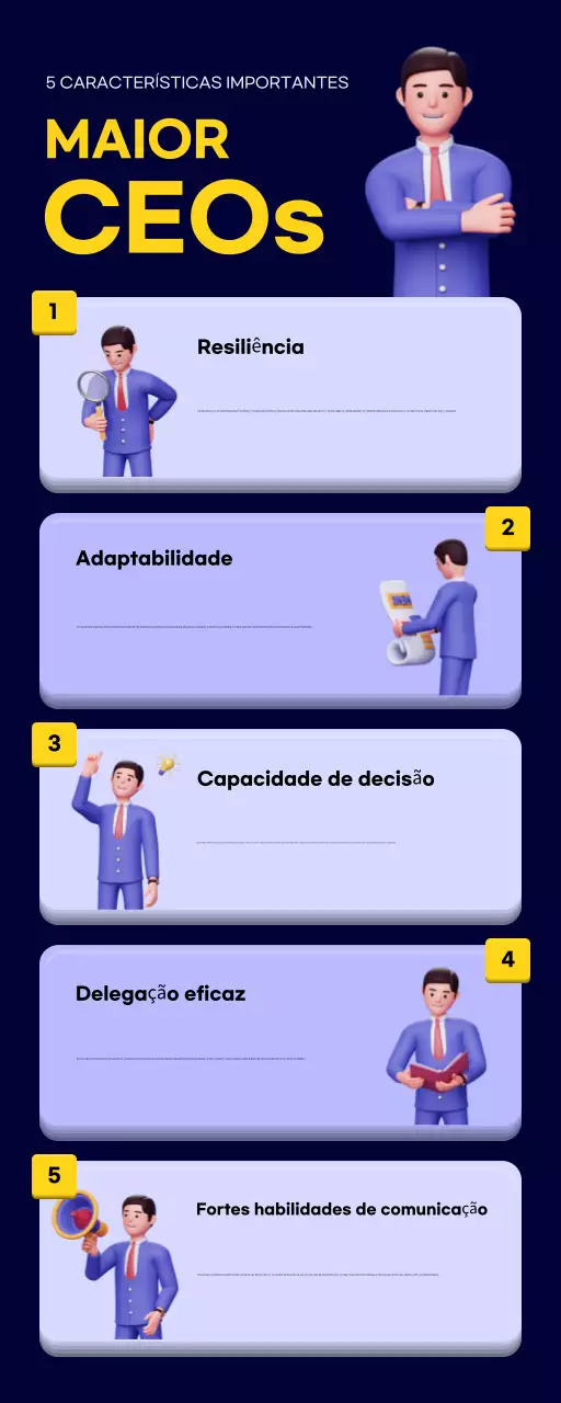 guia de liderança moderna azul