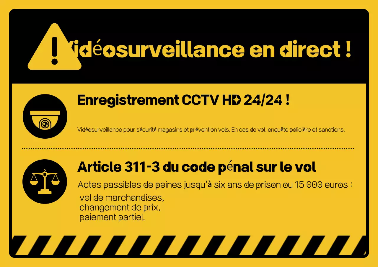Jaune Conseils de sécurité de base
