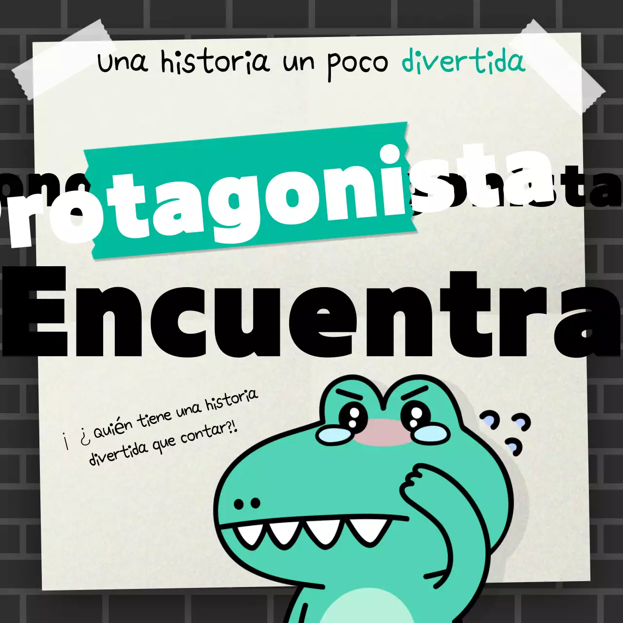 Cartel de personajes de Mint Gag