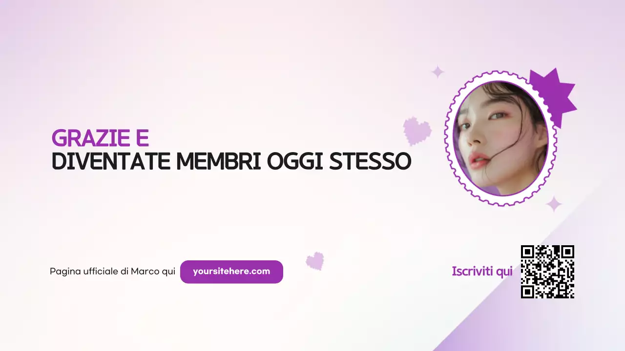 Presentazione del Pitch Deck del dramma K moderno viola