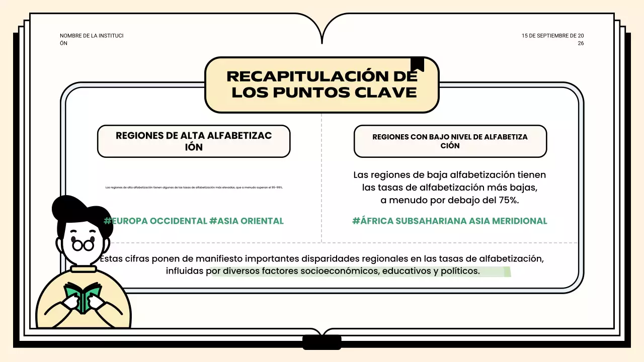 clase de alfabetización verde y limpia