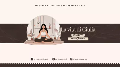 Newsletter sullo stile di vita minimalista beige