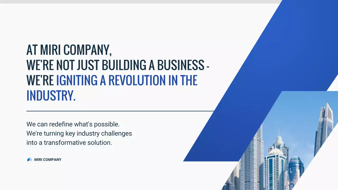 Blue Modern Business Pitch Presentation