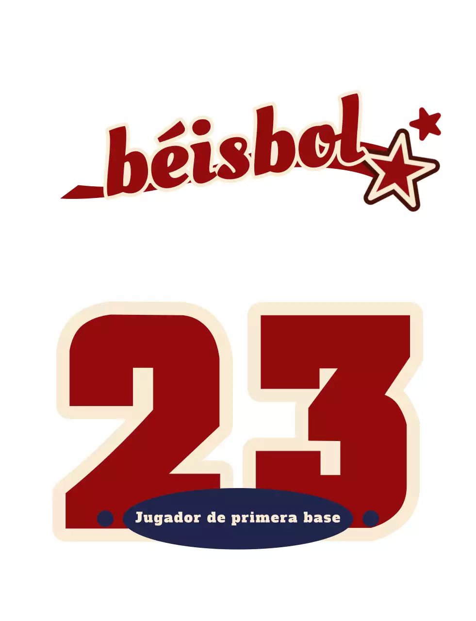 Camiseta deportiva blanca con logotipo de béisbol