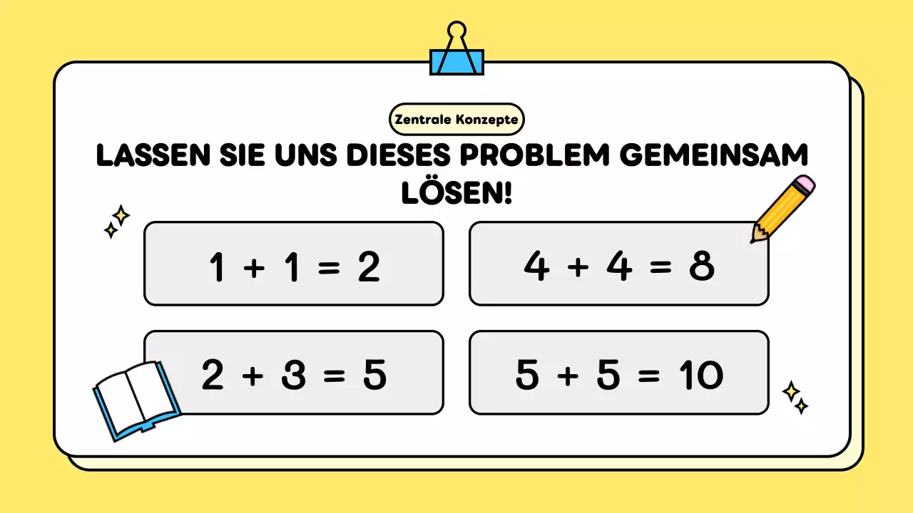 gelbe spielerische bildung Vorlage