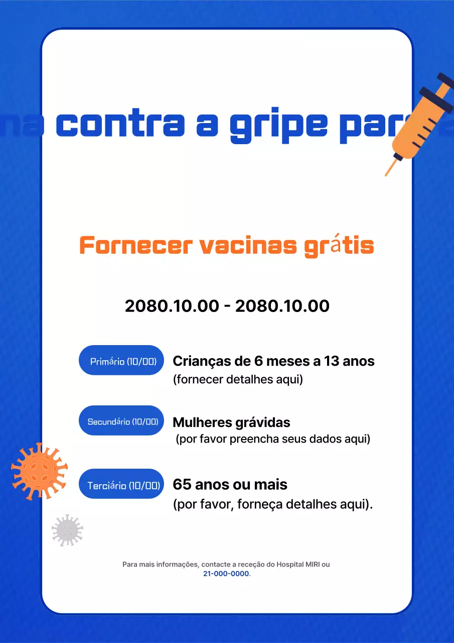 Guia de vacinação Blue Neat