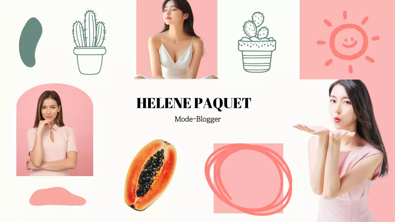 rosa moderne Mode Werbung