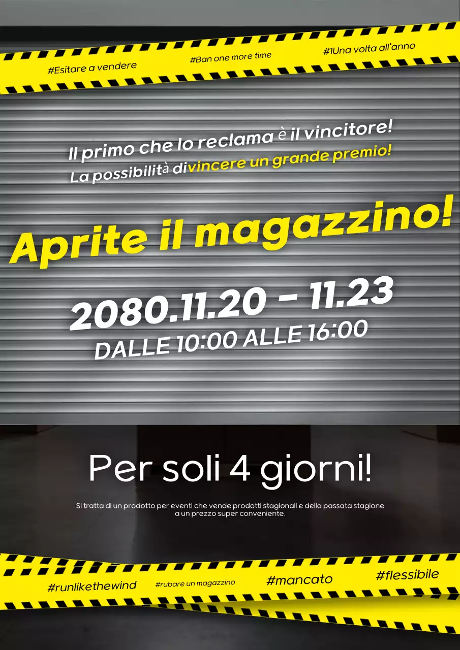 Guida agli eventi moderni in giallo