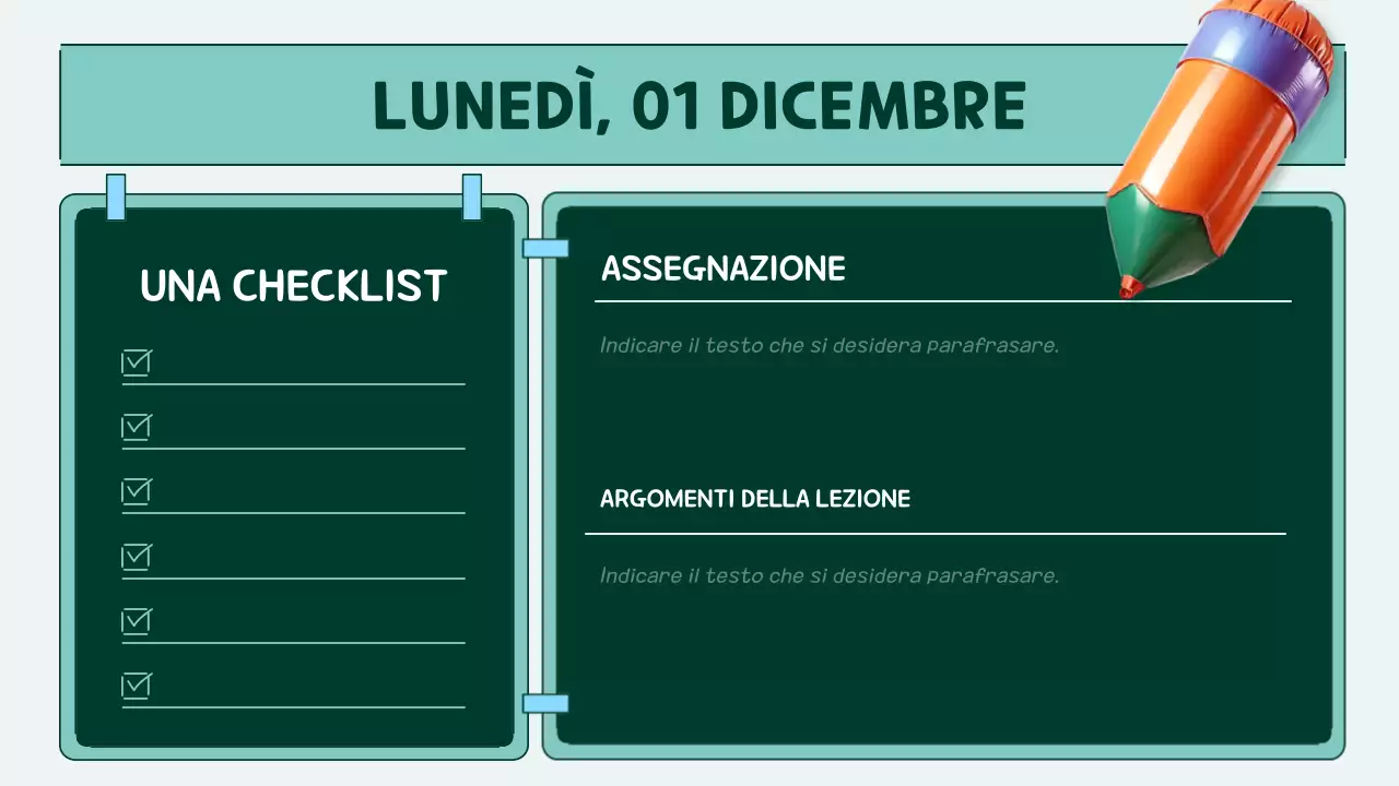 agenda pop class arancione e verde acqua