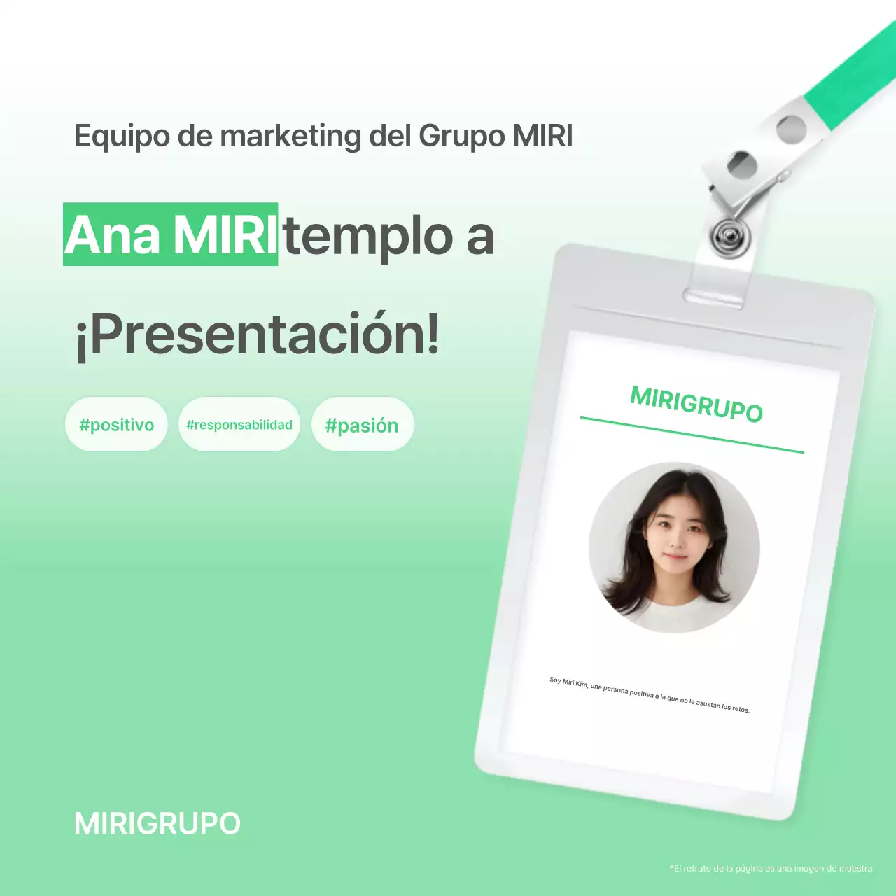 Tarjeta de visita abstracta de presentación del personal