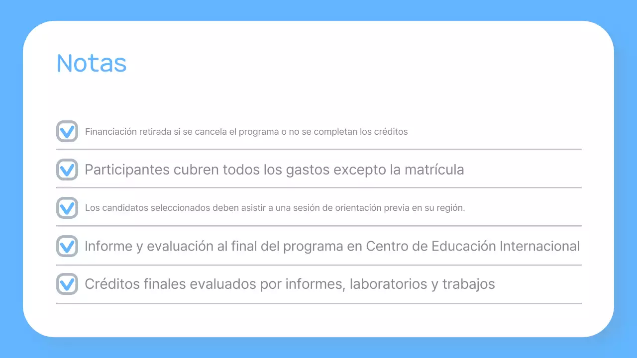 Acerca del programa de prácticas Sky Blue Simple