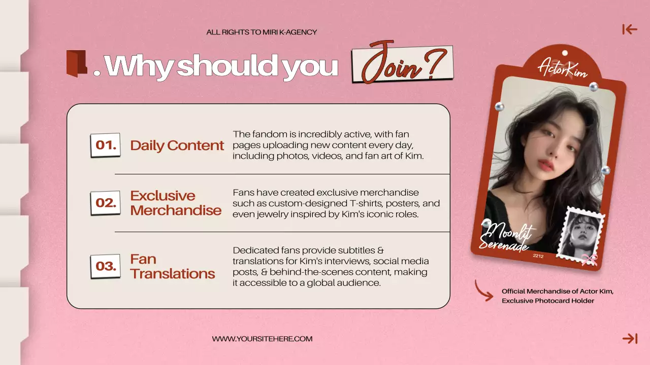 Pink Trendy K-Drama Promotion Presentation