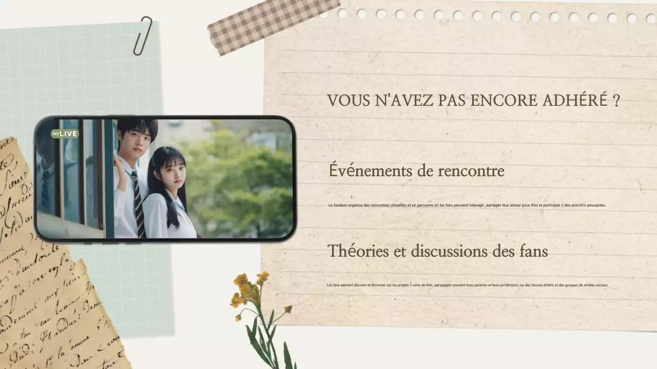 Beige Esthétique Scrapbook Tendance Fandom Acteur Actrice K-Drama
