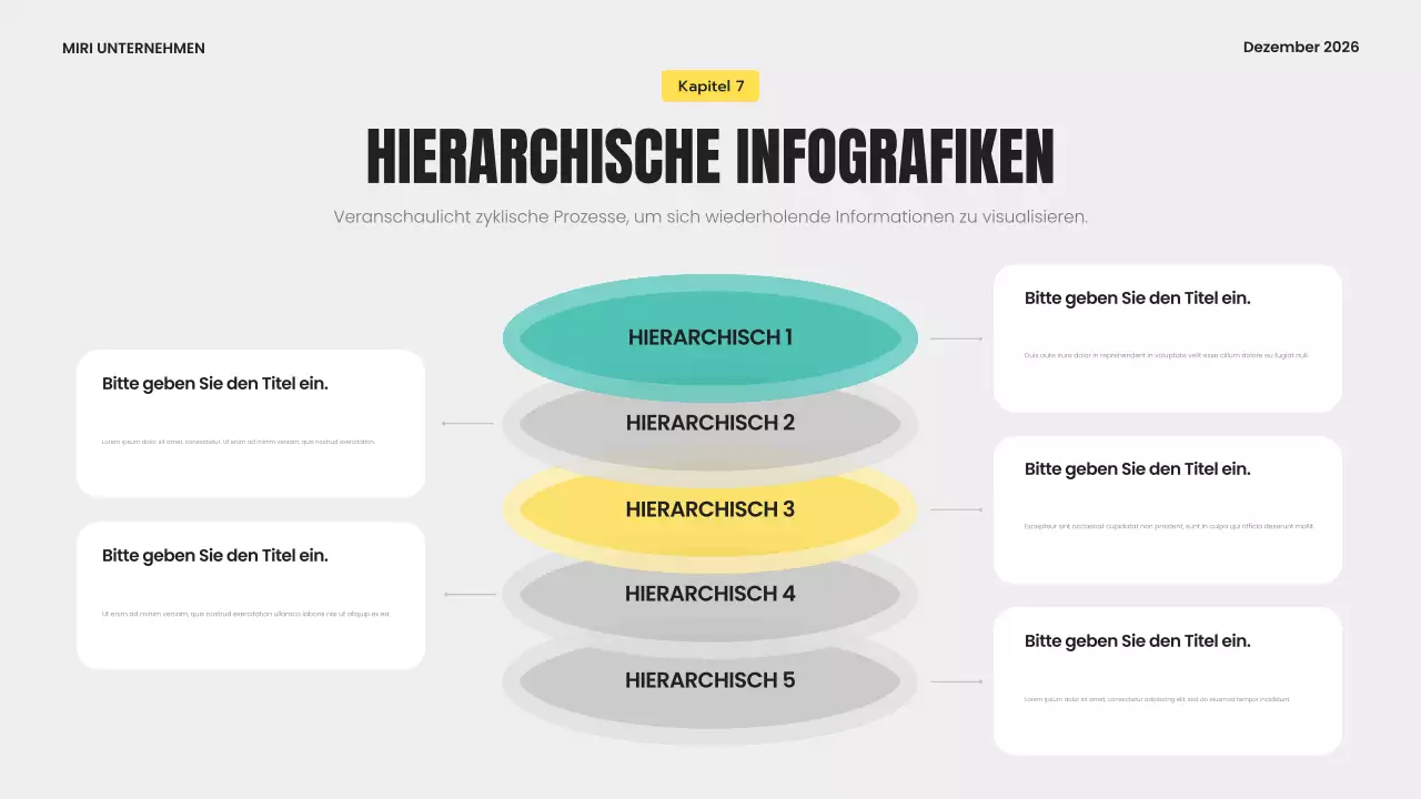 Graue moderne Infografik Vorlage