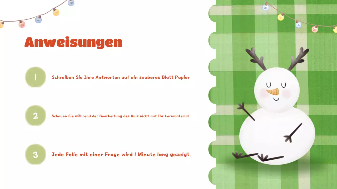 grüne festliche Weihnachtspräsentation