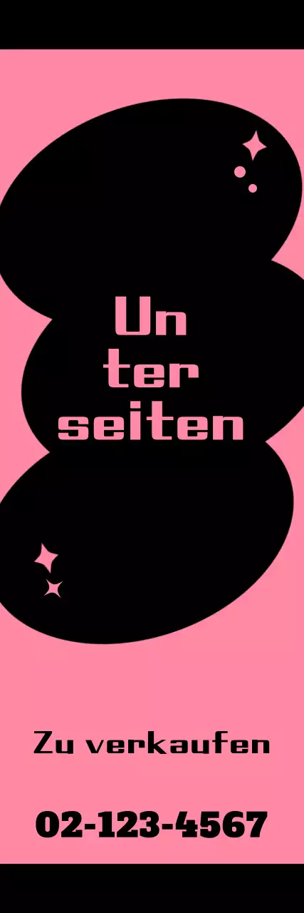 Rosa einfache Immobilienanzeigen