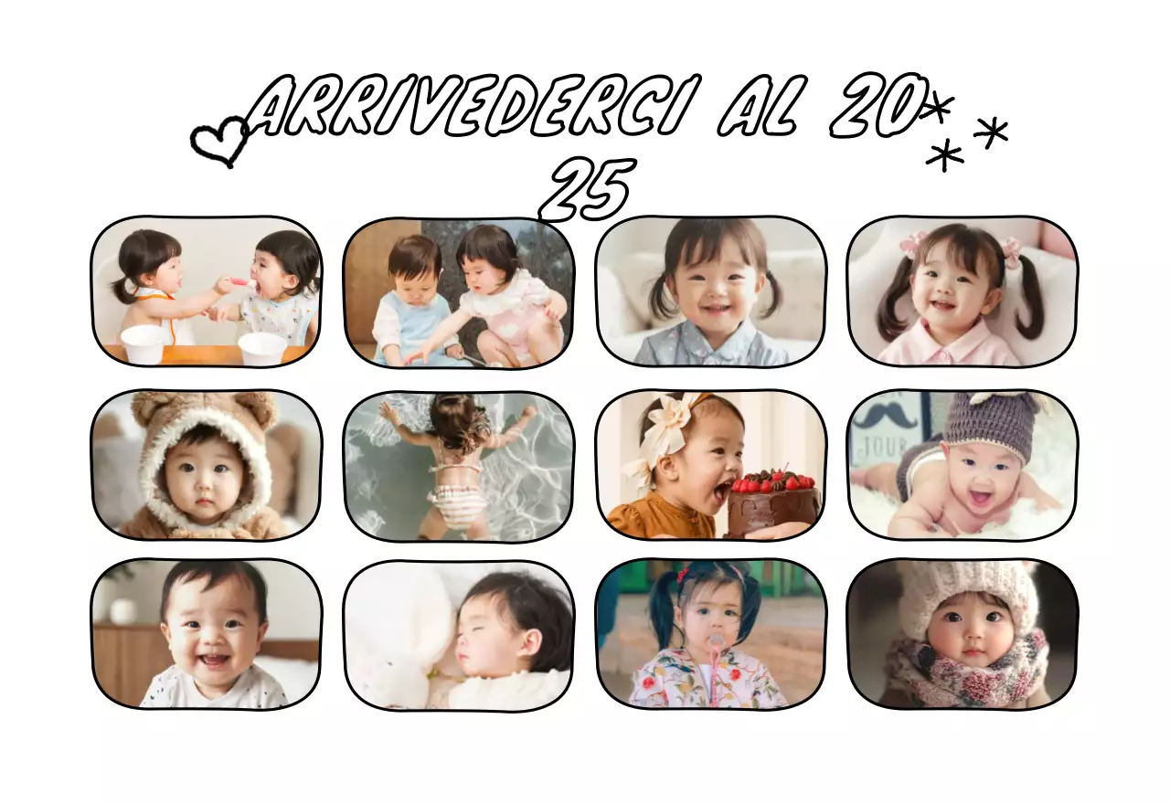 Calendario giallo di Capodanno