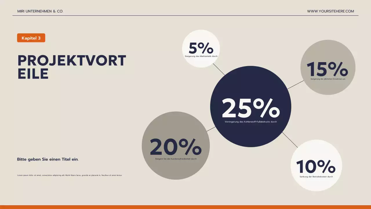 navy modern business presentation