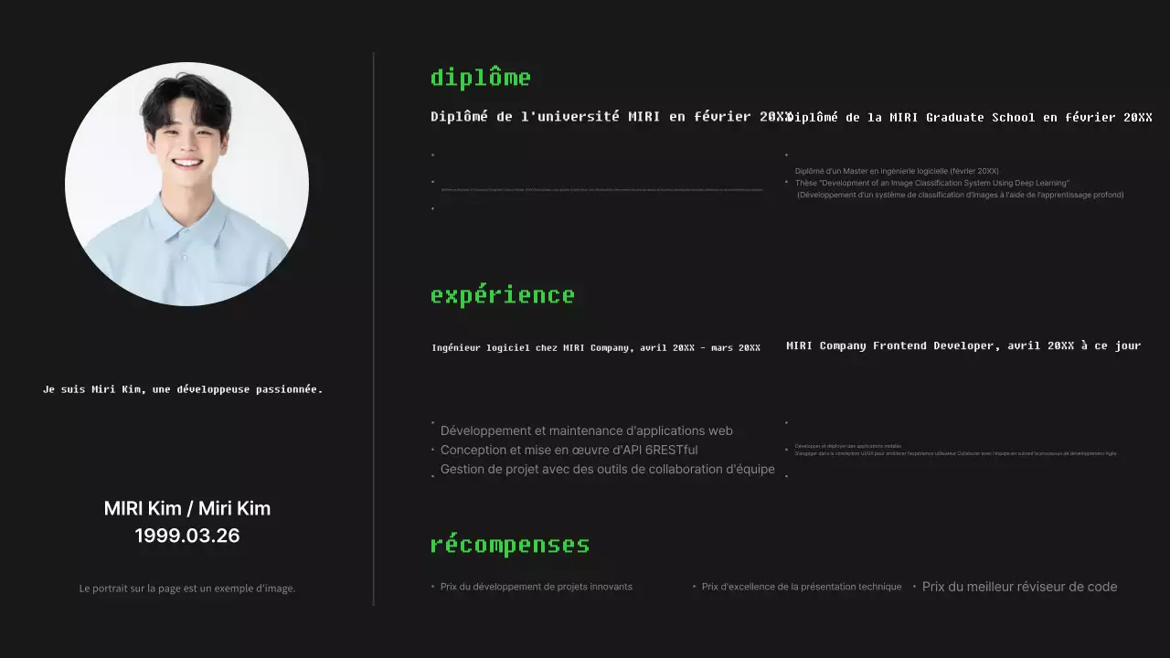 Portefeuille de logiciels modernes noirs