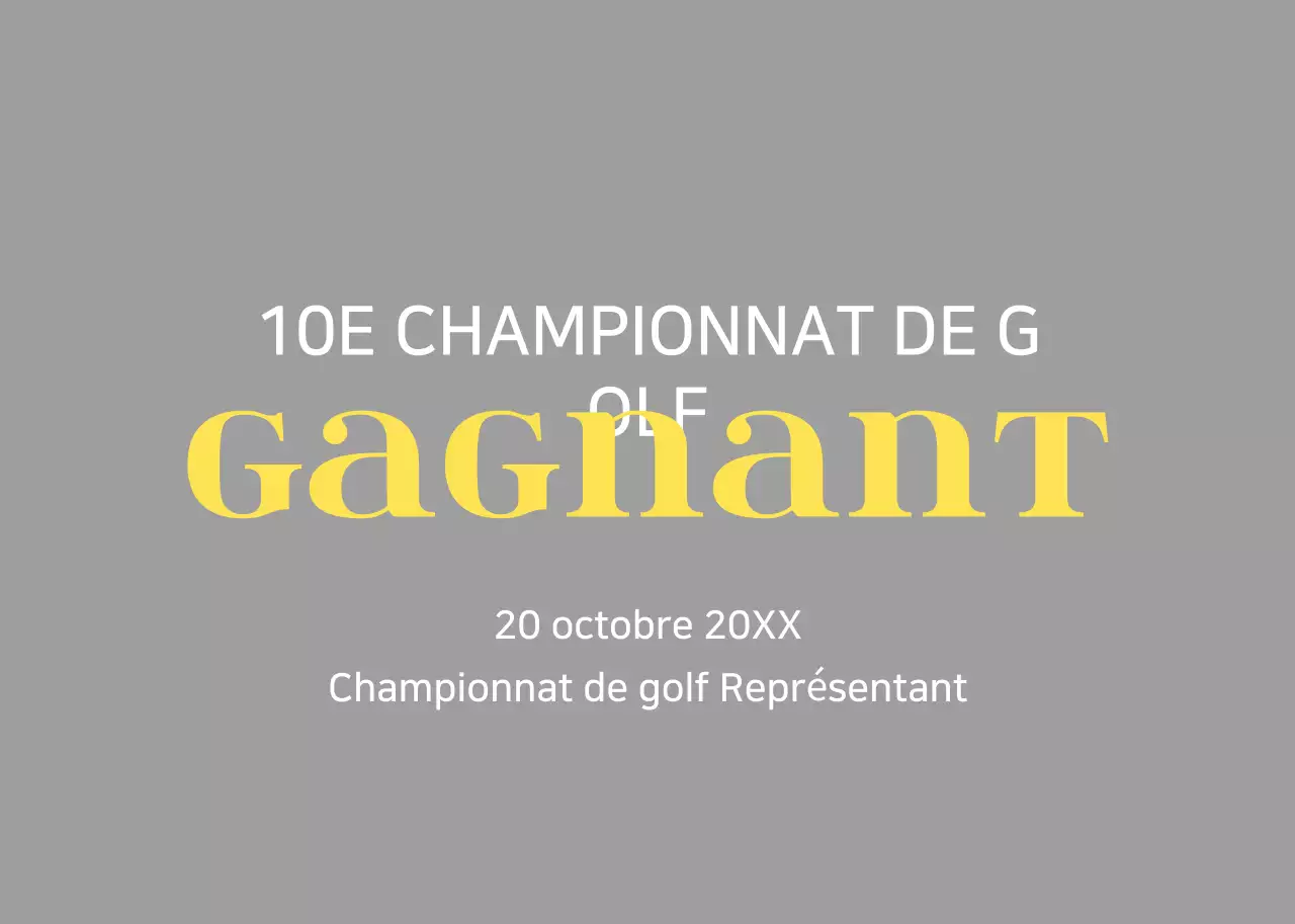 Liste des sports par défaut en jaune