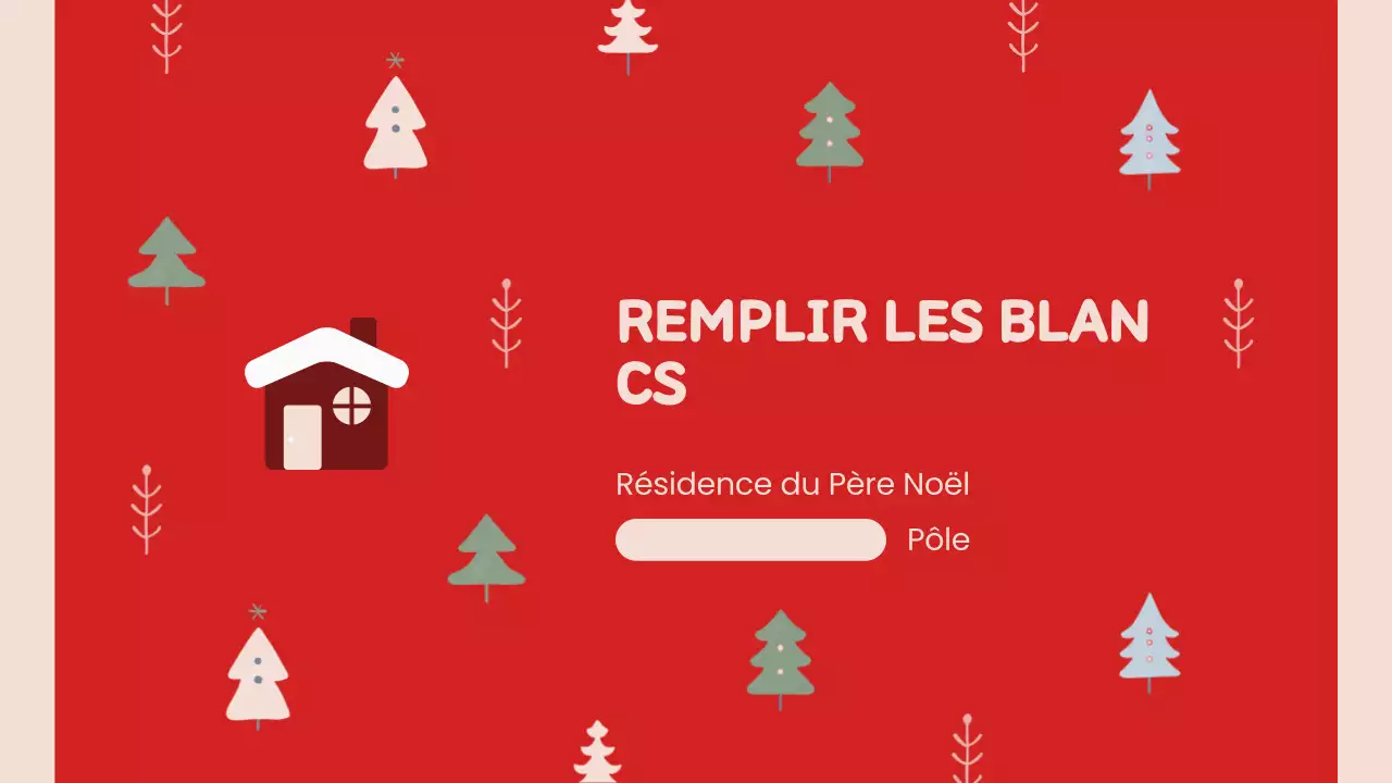 Présentation de Noël rétro rouge