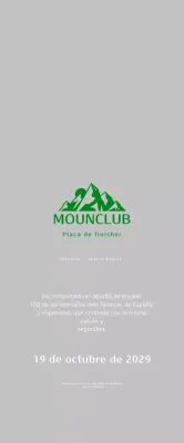 Placa Simple Montañismo Verde