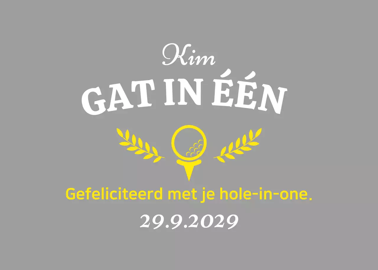 White Vintage Golf Viering