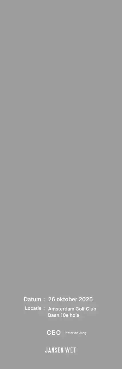 Nette golftoernooi plaquette met een adelaar