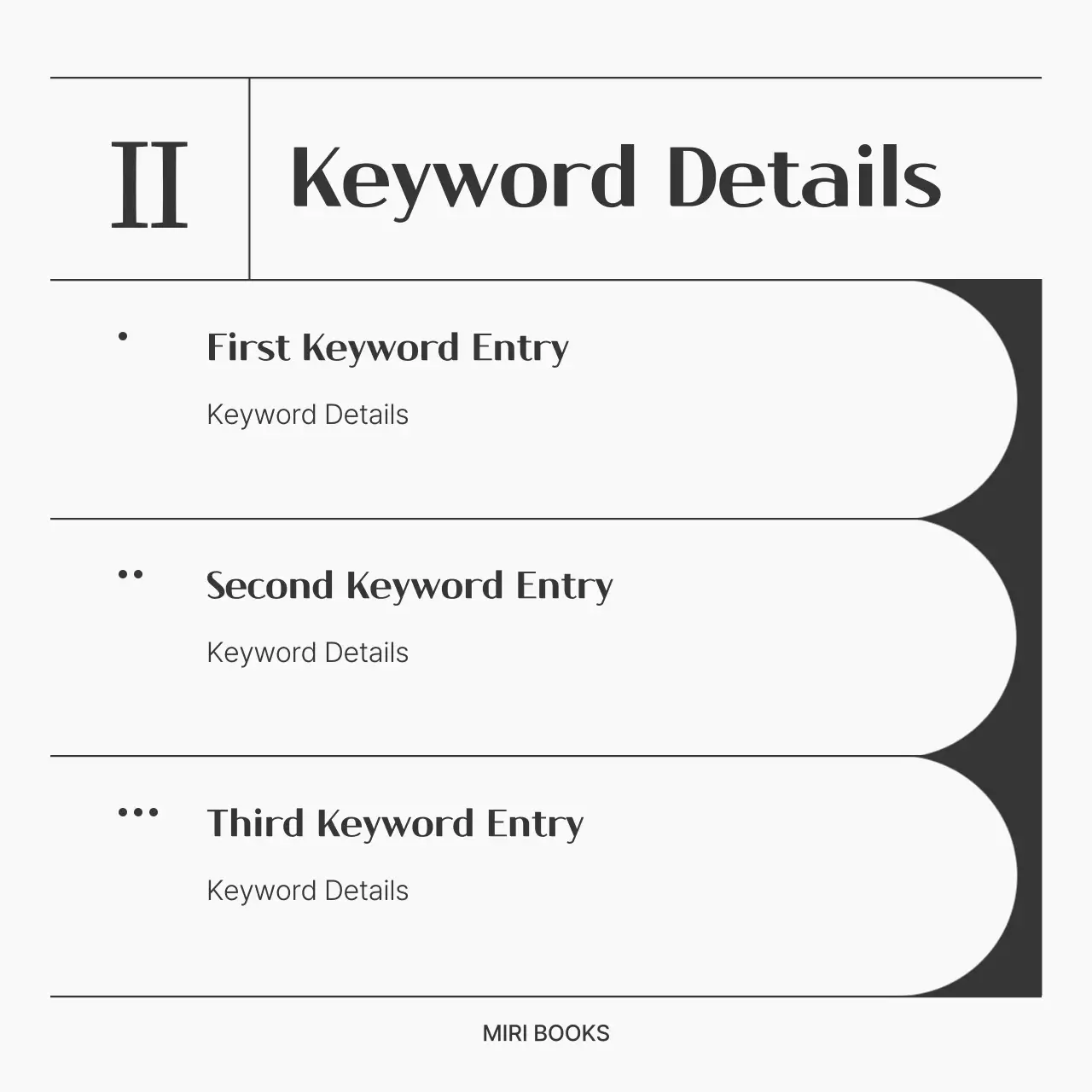 Hướng dẫn về Sách Tối giản Màu đen Instagram Carousel