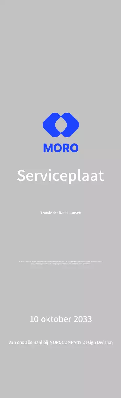 Vier het blauwe bedrijfslogo