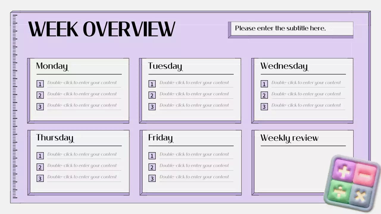 Presentasi Agenda Kelas Minimal Ungu