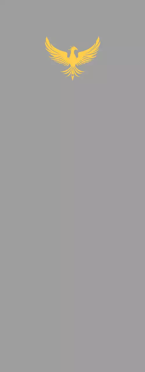 화려한 봉황 장식이 있는 클래식한 골프 대회 트로피