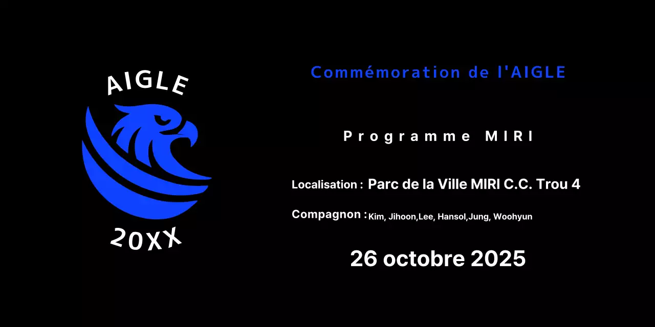 Commémoratif Blue Basic Golf