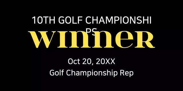 Yellow default sport listing