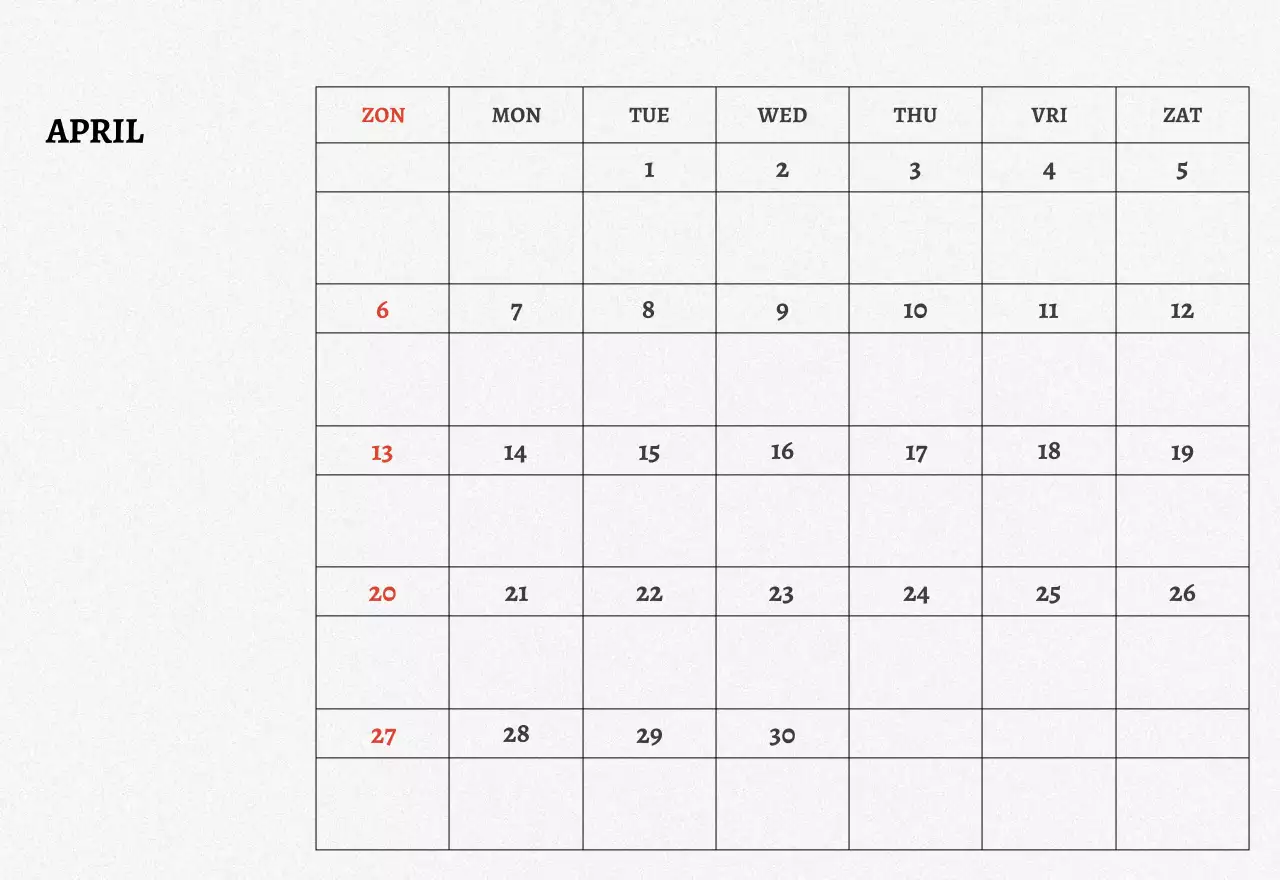 Vintage fotokalender met fotolijstjes