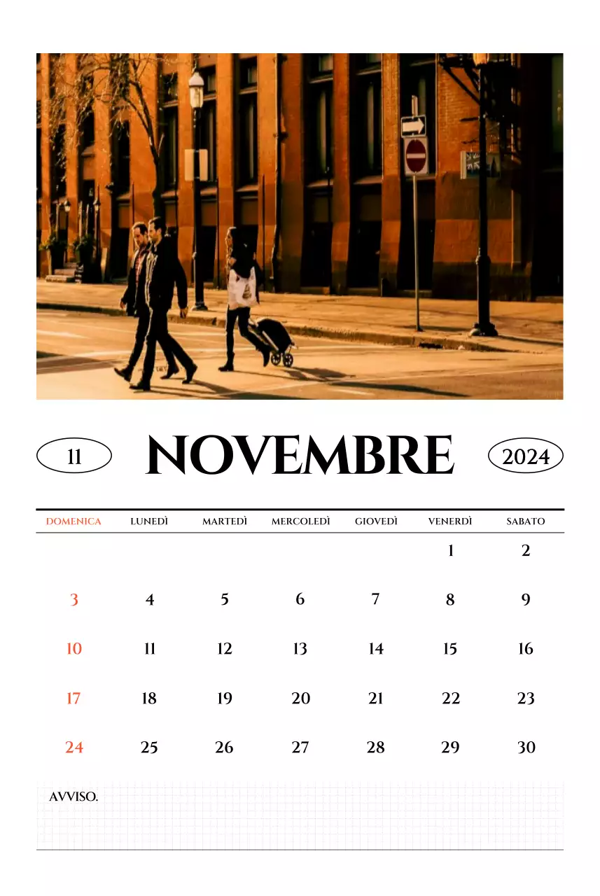 Calendario da parete in stile semplice con concetto di fotografia di viaggio emozionale in bianco e nero