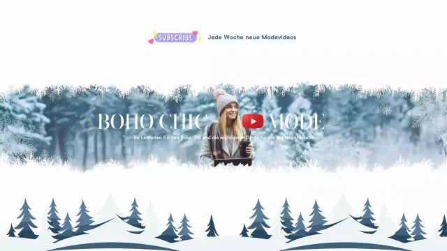 blau trendy Modeführer