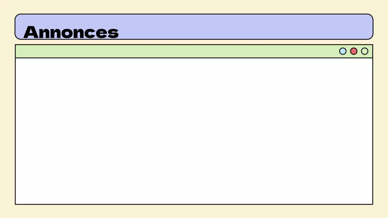 Présentation minimaliste de l'agenda de la classe aux couleurs pastel