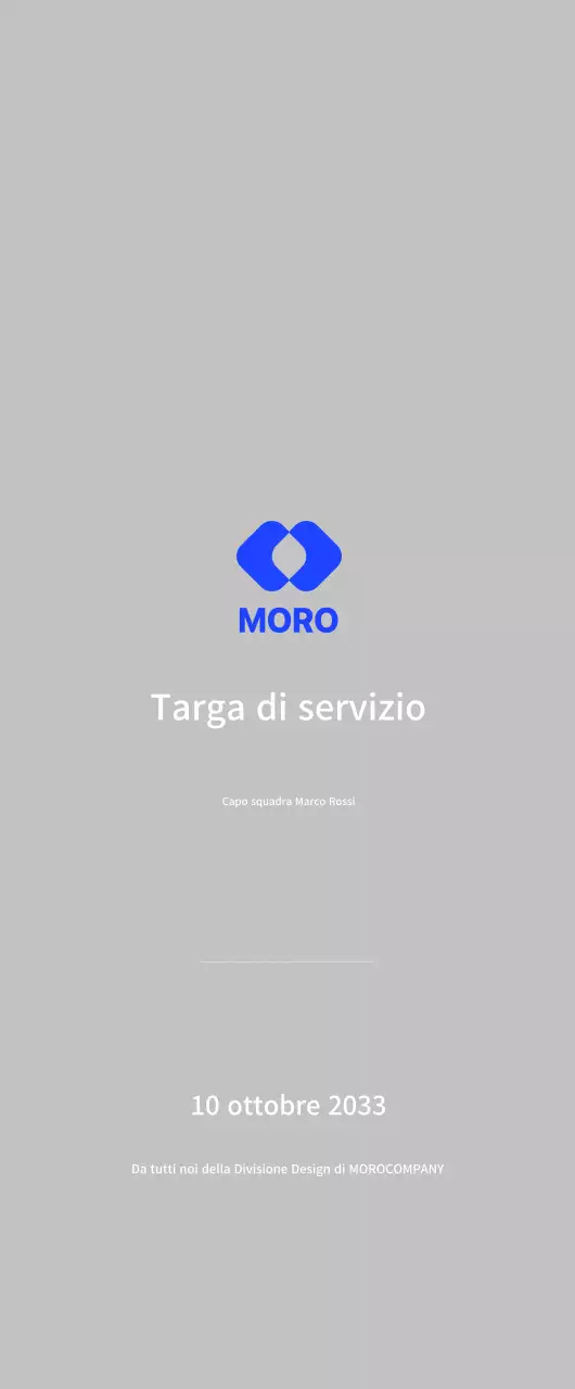 Celebrare il logo aziendale blu