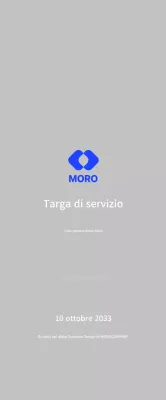 Celebrare il logo aziendale blu