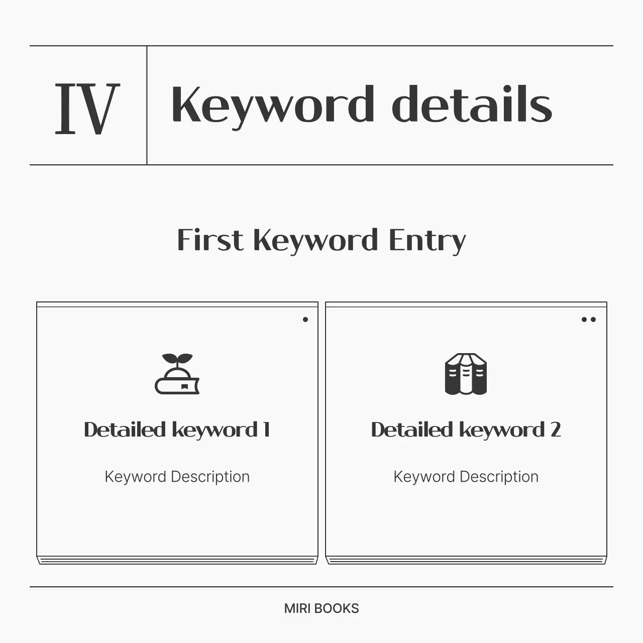 Hướng dẫn về Sách Tối giản Màu đen Instagram Carousel