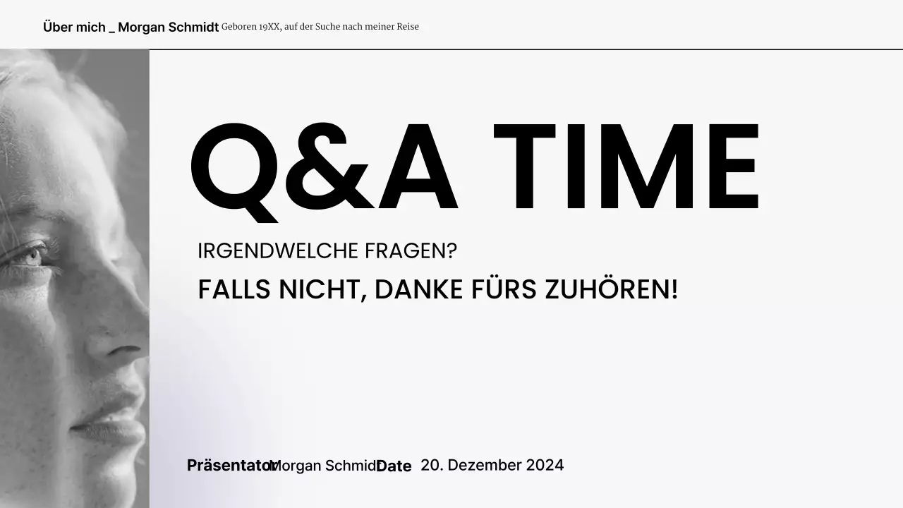 graue weiße moderne Präsentationsmappe