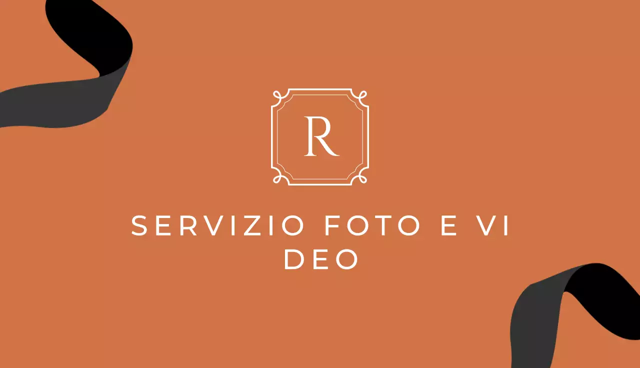 biglietto da visita minimalista arancione