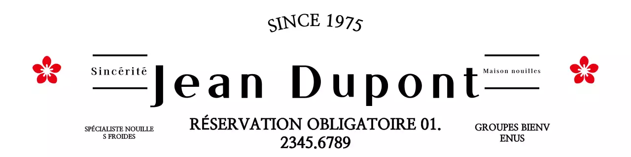 Advert de nouilles froides traditionnelles noires