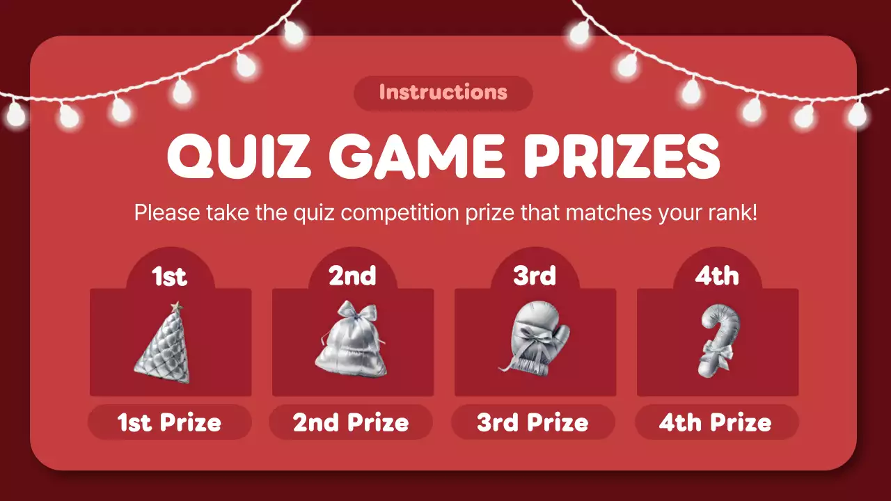 Red Festive Christmas Presentation