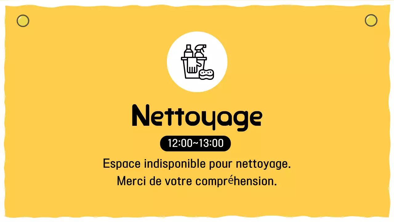 Annonces hors ligne kitsch jaunes