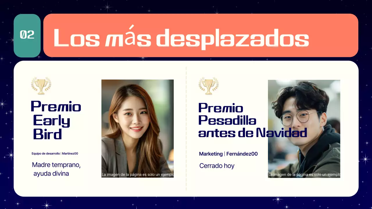 Ceremonia de entrega de premios de fin de año de Navy Modern