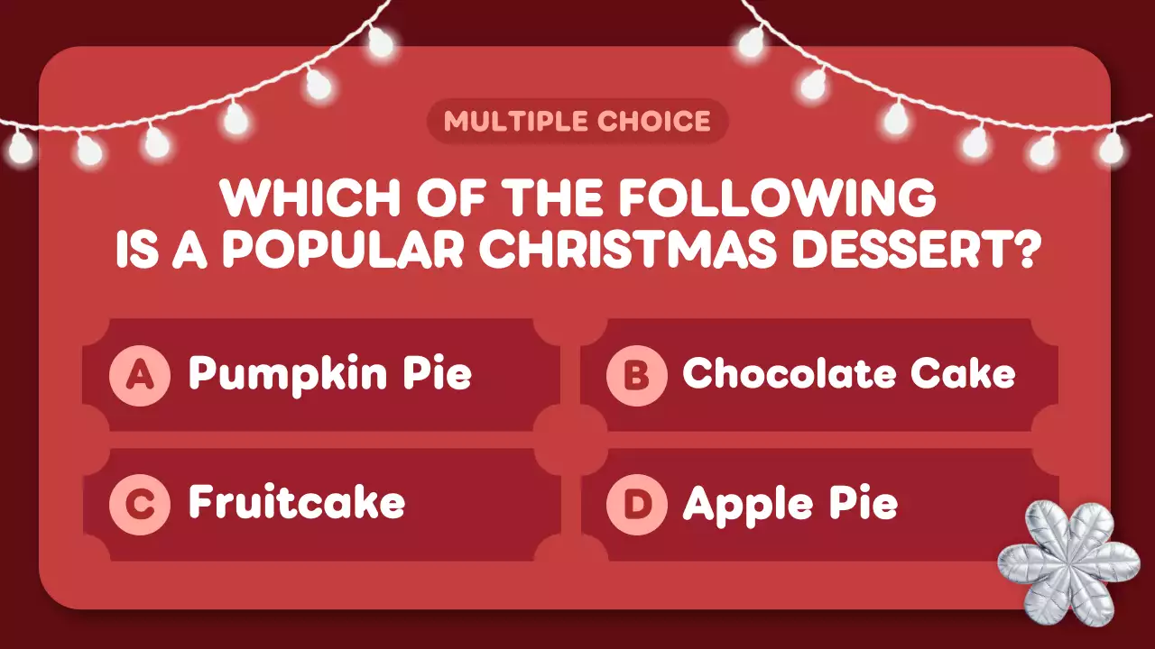 Red Festive Christmas Presentation