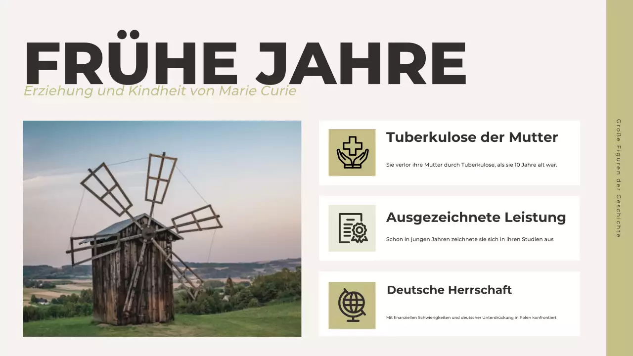 graue klassische Geschichte Präsentation